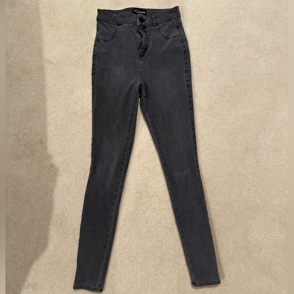 FIT Jeans grey skinny size small